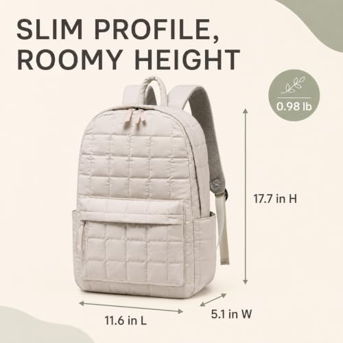 Image of BTOOP School Backpack for Teens Large Cute Bookbag Lightweight 15.6 inch Laptop Bag for Girls Women Casual High School College