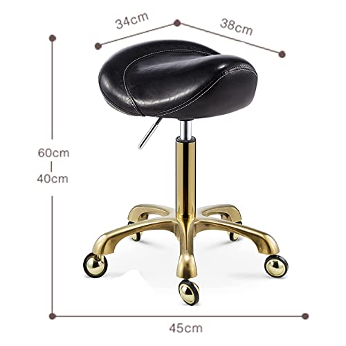 Tabouret de traitement tabouret de selle avec roulettes réglable pour bureau