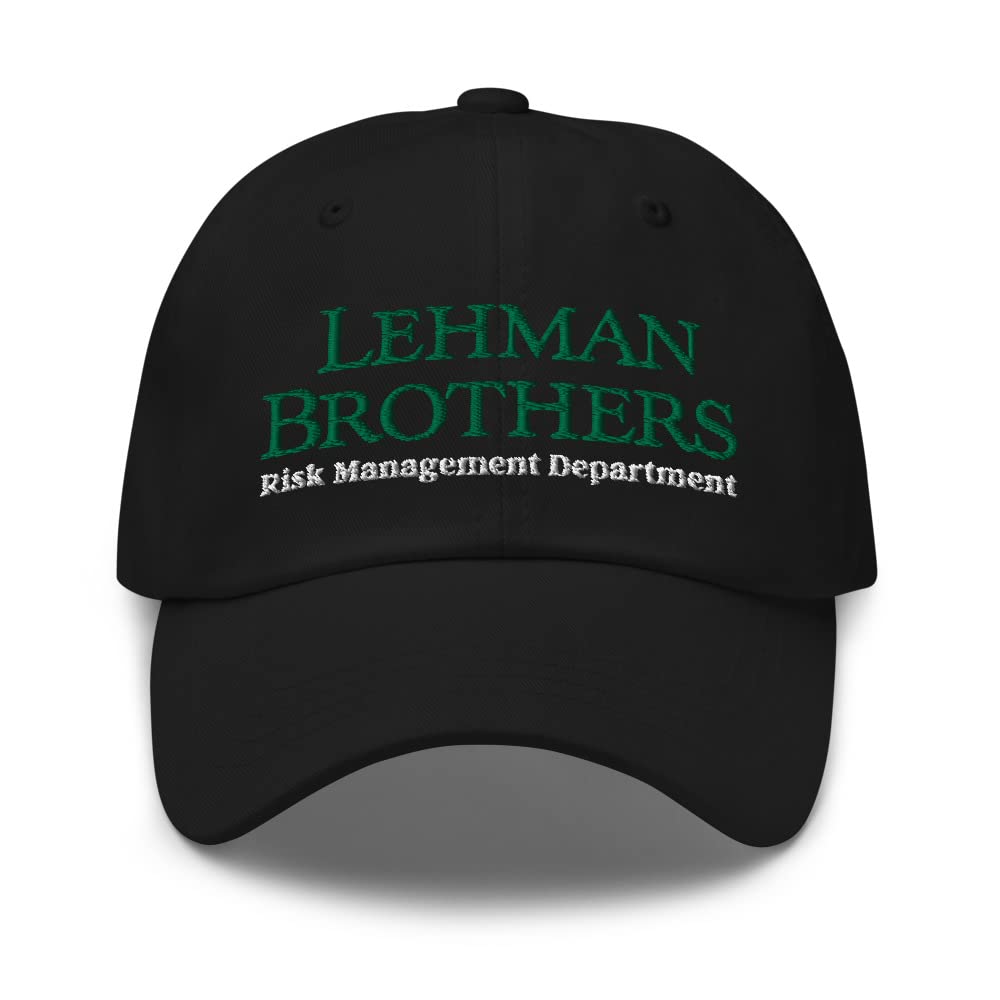 Lehman Brothers Risk Management Department Hat (Embroidered Dad hat)