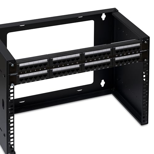Panel de parcheo 2U 48 puertos Cat6 StarTech CPANEL48 para rack de 19 pulgadas 3