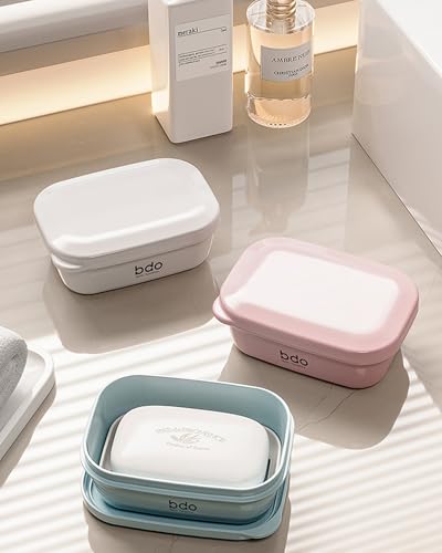 Doter Travel Soap Case, Leakproof Soap Container with Lid, Portable Bar Soap Holder for Traveling, Soap Dishes for Bathroom, Shower, Gym, School, Camping, Vacation, Outdoor - image 9