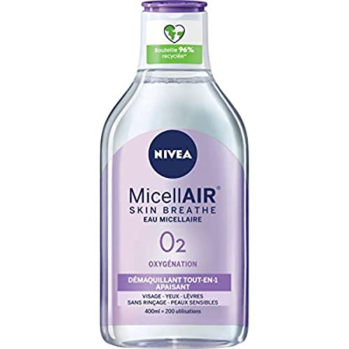 Nivea Agua micelar facial 0% piel sensible – Botella de 400 ml