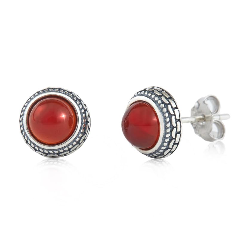 Aesthetic Crystal Birthstone Silver Earrings Meaningful Gift Jewelry for Her Women Fashion Western 925 Vintage Boho Handmade Beauty Personalized