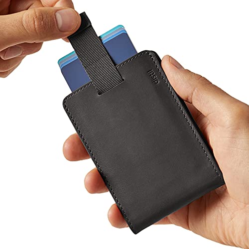 Distil Union Wally Bifold Classic | Leather Wallet With Money Clip | Slim, Minimalist Front-Pocket Billfold For Men (Black - Rfid, Classic) #TOP4