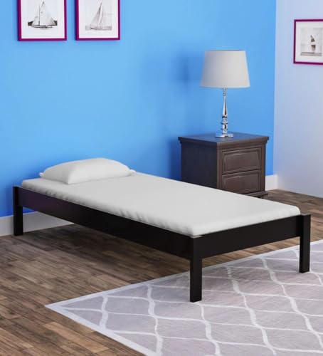 Image of AADITYA WOODS Solid Sheesham Wood Single Bed Cot Without Storage | Single Size Bed for Bedroom | Multipurpose Use Bed- Walnut Finish16