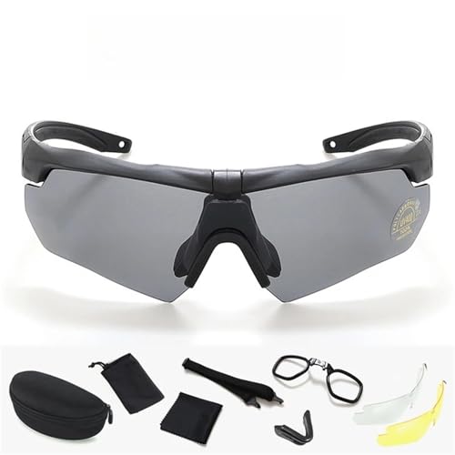 Lunettes de sécurité tir tactique airsoft protection chasse monture complète