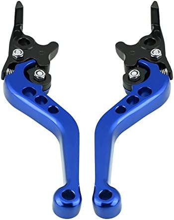 Duokon Alumínium CNC Fékkari Motorkerékpár Robogó Kék Univerzális Kettős Tárcsafék