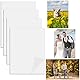 4 Stück Sublimation Metall Foto blanko Aluminium Fotoschilder Sublimationsrohlinge für Machen Foto Blank Wanddekoration Thermische Übertragung DIY Druck