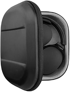 Geekria Shield Headphones Case Compatible with Skullcandy Crusher ANC, Crusher Evo, Hesh ANC, Hesh Evo Case, Replacement Hard Shell Travel Carrying Bag with Cable Storage (Black)