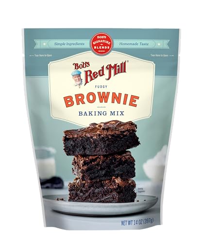 Bob's Red Mill Signature Brownie Baking Mix, 14oz (Pack of 1) - Non GMO, Kosher