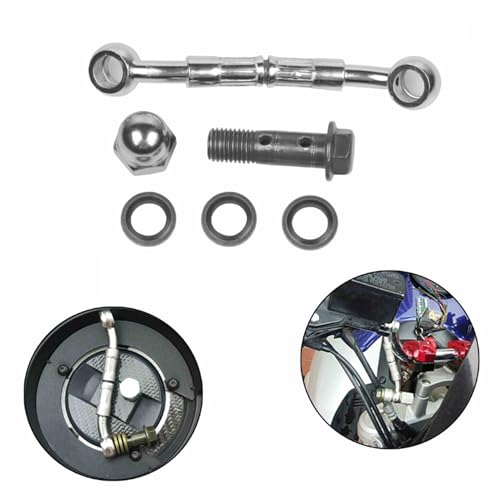 Modificación de conector de manguera de aceite de freno hidráulico para moto con tubo de extensión 4