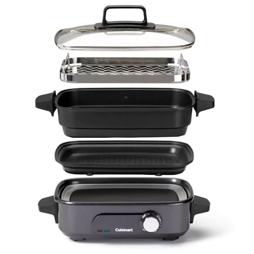 Grill Multiuso Cuisinart 220v Gr-M3brb