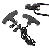 KURUGEILI 48inch Archery Cocking Devices Double T Handle Crossbow Cocking Rope Crossbow Pull Cord Rope Cocker String Puller Assist Tool for Crossbow Hunting-Works with All Crossbows