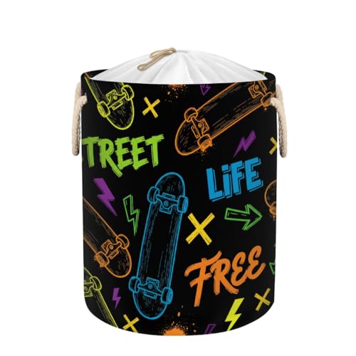 Cesta grande para la ropa sucia, 58 L, plegable, para mantas, juguetes de niños, ropa sucia, cesta alta para cuarto de bebé, para baño, decoración de dormitorio, cesta de regalo