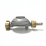 REGULADOR DE GAS BUTANO: Détendeur diseñado específicamente para botellas de gas butano, asegurando una distribución segura y controlada del gas para sus dispositivos