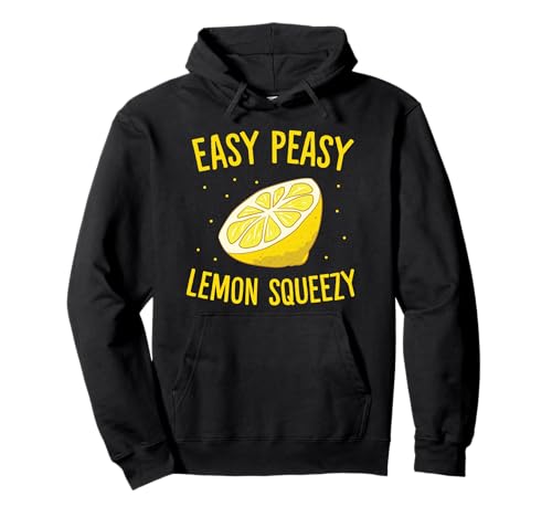 Easy Peasy Lemon Squeezy Funny Lemon Summer Lemonade Pullover Hoodie