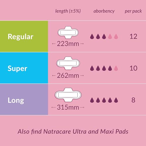 Image of Natracare Ultra Extra Pads w /Wings - Long - Organic and Natural - 8 Count (Pack of 4)