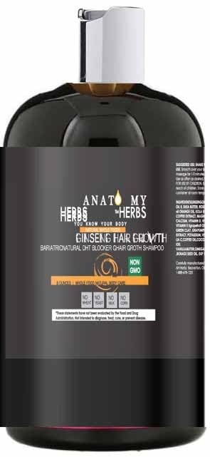 Ginseng DHT Blocker hair growth shampoo
