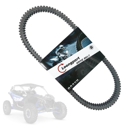 Image of LOONGPART 417300571 Drive Belt Compatible with Ski-Doo 850 E-TEC /900 ACE 2018-2021,Can-Am Ryker /Maverick X3 Turbo RR or Turbo R 422280652
