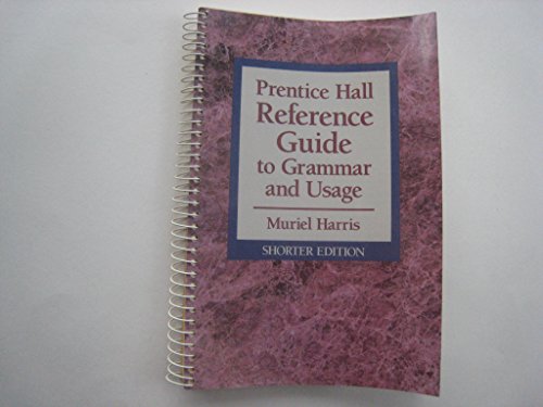Prentice Hall Reference Guide to Grammar and Usage 013678657X Book Cover