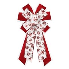 Velvet Red Snowflakes