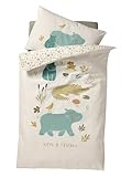 VERTBAUDET Parure Housse de Couette + taie d'oreiller bébé Bayou Multicolore 80X120 40X60