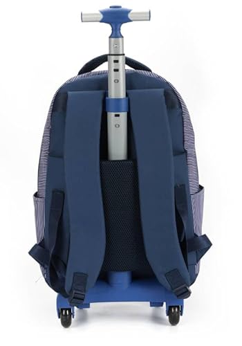 Mochila Carrinho Luxcel Snoopy Azul Mc46742sn