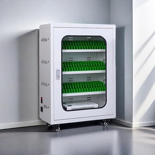 USAMZLUL Charging Cart,30/40/50 Bay Mobile Storage for Multiple Devices | & Classroom Storage Cart - Charging Solution (50)