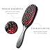 MISEL Professional Boar Bristle Hair Brush for Women and Men | Detangles All Natural Hair Types and Extensions | Reduces Breakage | Great for Wavy and Straight Hair | Salon-Approved | Medium