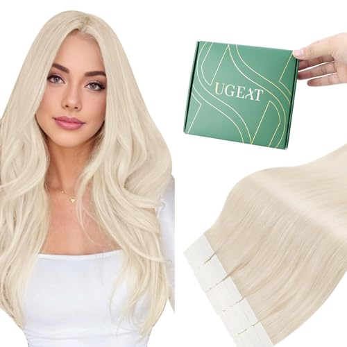 Ugeat Tape in Extensions Echthaar Remy Extensions Echthaar Tape Haarverlängerungen Glatt