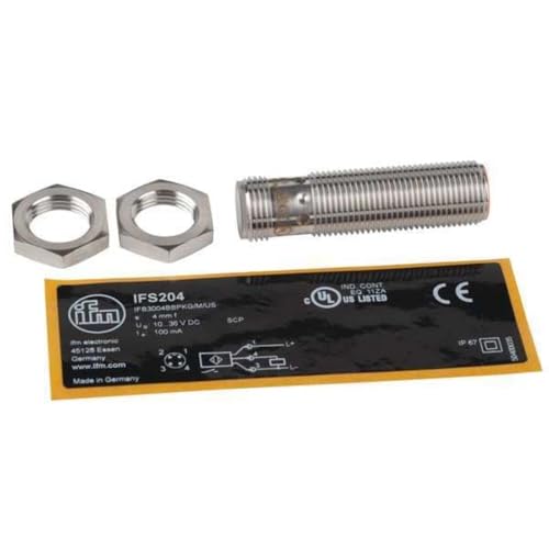Capteur inductif IFM Efector IFS204 détection 4 mm portée et format court 45mm