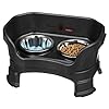 Neater feeder deluxe mess proof dog bowls elevated for small breedsmade in usano spill raised dog food bowl stand wleg extensionsstainless steel dog food and water bowl setblack  urban country home decor