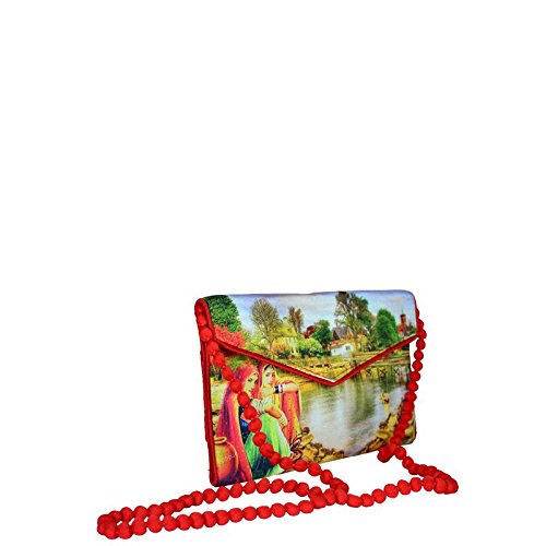 Buy JD Bags Cotton Leather Type Material With Snap Closure