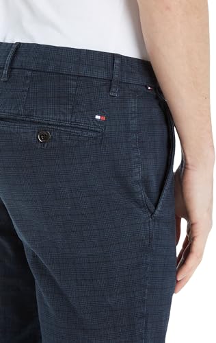 Tommy Hilfiger Herren Chino Denton Pow Check Stretch, Blau (Desert Sky), 33W / 34L – Ansicht 2