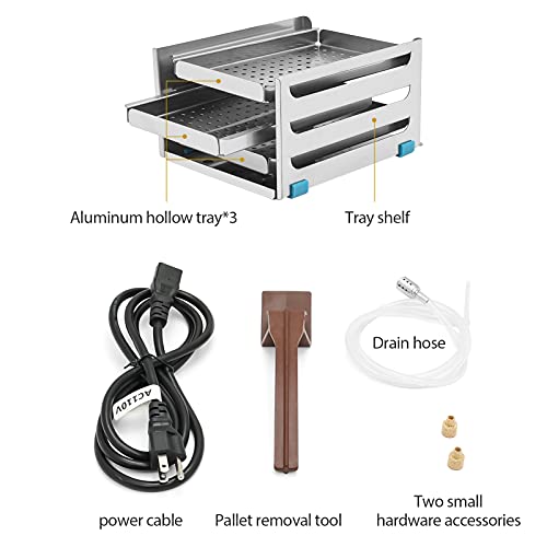 14L Autoclave Steam Sterilizer Medical Sterilization Lab Beauty Equipment AC110V 3 Trays with Drying Fuction - Thumbnail 3
