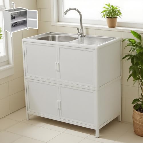 Simpolu O  XeX Trh~ W79×D44×H107cm K[fVN ֌t t Ƒ Lb` Ɨp Ȉ A~ gݗĊȒP [It  ߉\  K[fjO DIY  (zCg