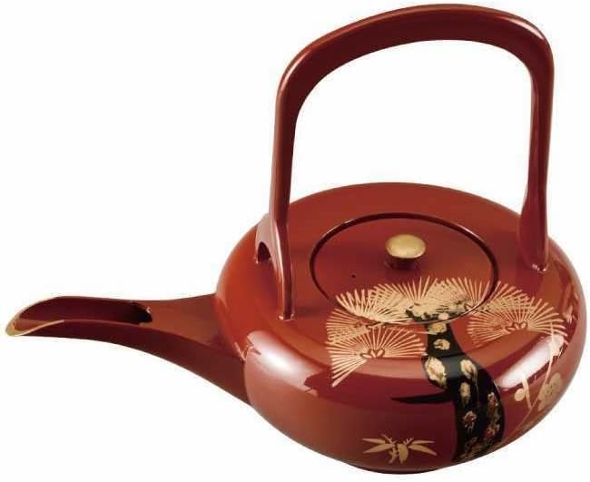 茶道具 塗師 海田宗恵造 真塗 縁高重 五段重 共箱 V 8789A 高さ