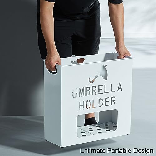 Support de parapluie rectangulaire au design découpé chic et doré - 4