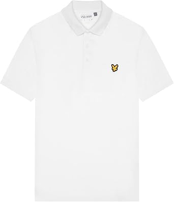 Lyle & Scott Mens Tech Golf Polo Shirt XL White