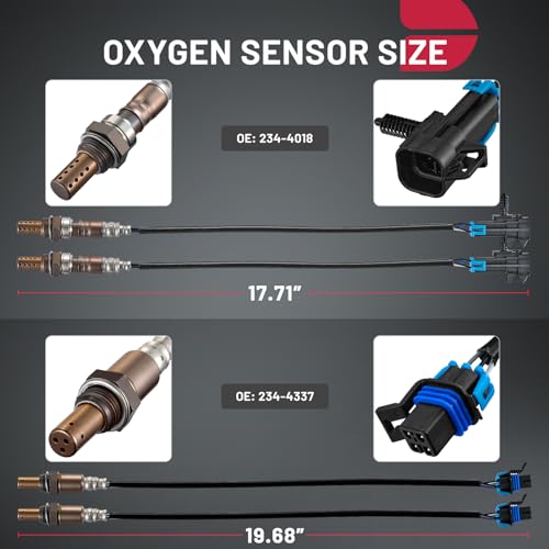 Sensor de Oxígeno BDFHYK Compatible con Chevy Silverado 1500 miniatura 3