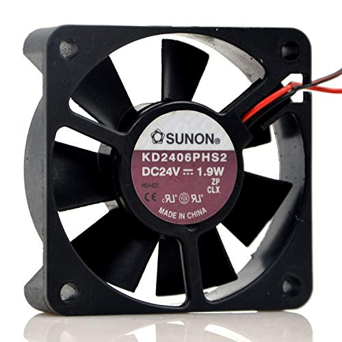 KD2406PHS2 24V 1.9W 6015 Double Ball Ultra Quiet Inverter Fan