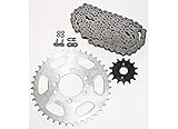 2003-2008 Suzuki LTZ400 Z400 400 O Ring Chain and Sprocket Black 14/40 96L