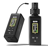 HHLPRO UHF Wireless in Ear Monitor System, 260 FT Range, Low Latency IEM System with 26 Channels, Dual Volume Control, Auto Pairing, Beltpack Transmitter & Receiver for Musicians, Band Rehearsal, F10