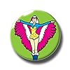 Strong-Man Button Pin Badge 4 Pack #2