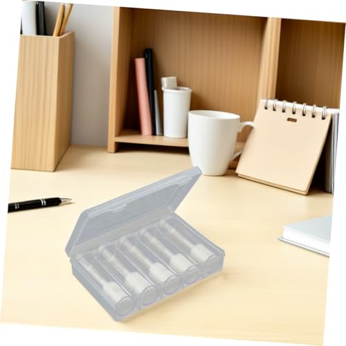 Set de 6 Tubos Transparentes para Monedas con Caja miniatura 6