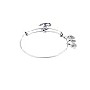 Alex and Ani Anchor III EWB, Rafaelian Silver Bangle Bracelet
