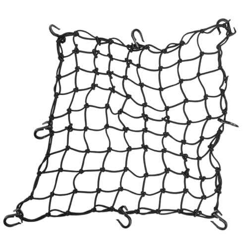 HONMEET キャンプ用品 高伸縮ラゲッジネット ラテックス素材 耐久性 ヘルメット対応 車載カート用 荷崩れ防止 網目細かい網戸ネット