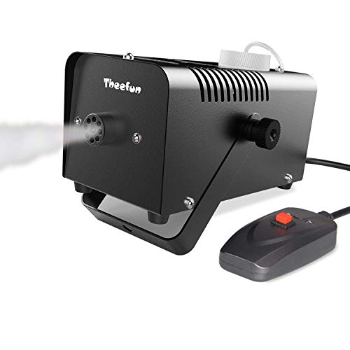 Máquina de Humo Portátil de 400 W con Control Remoto con Cable para Fiestas y Bodas - Salida Impresionante miniatura 1
