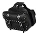 Motorrad Leder SATTELTASCHEN (1 Paar) Gepäcktaschen SATTELTASCHE Chopper ST 002