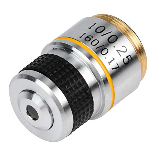Achromatic Objectives Lens, Walfront 10X Biological Microscope Achromatic Objectives Lens 185 Conjugate Distance